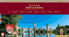 Desktop Screenshot of manoirlesgaillardoux.com